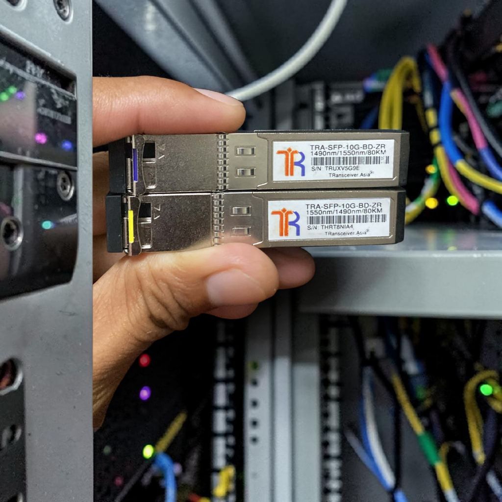 SFP+ BIDI 10G 80Km LC Singlemode 1Core Compatible Huawei Cisco Mikrotik Arista Juniper H3C