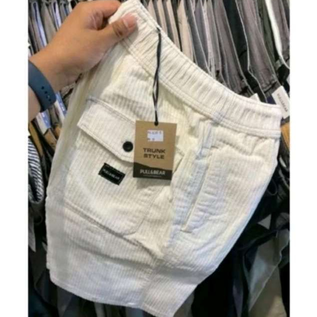Celana Corduroy Pendek Pria PREMIUM JUMBO || Broadshort Pria Bahan Corduroy JUMBO