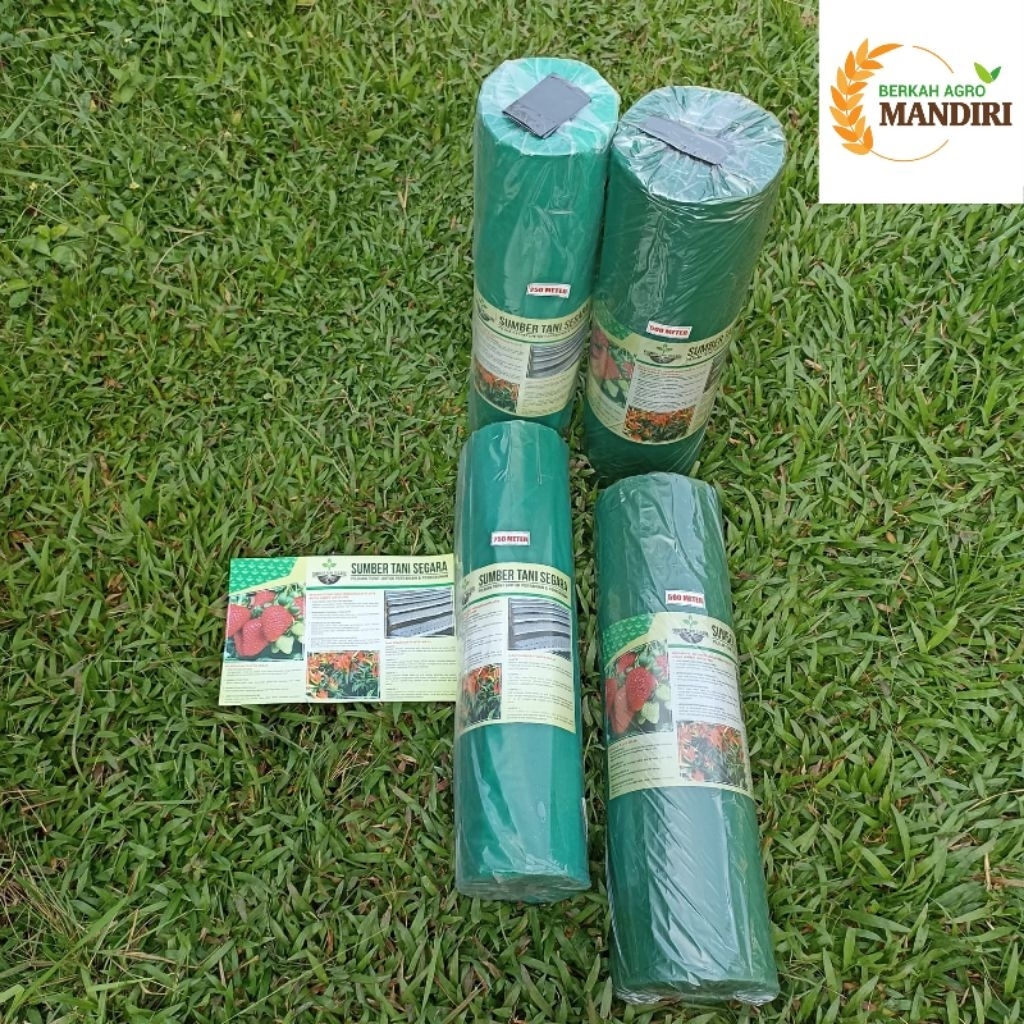 PLASTIK MULSA HITAM PERAK 120 CM