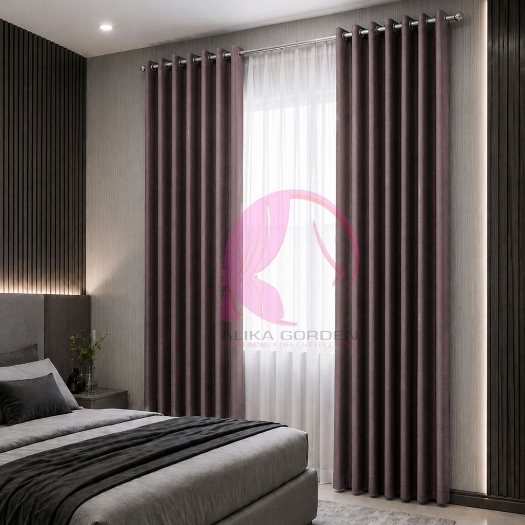 Gorden Jendela Minimalis Blackout Import Hordeng Pintu Aesthetic Tirai Pembatas Ruang Tamu Gordyn Ka