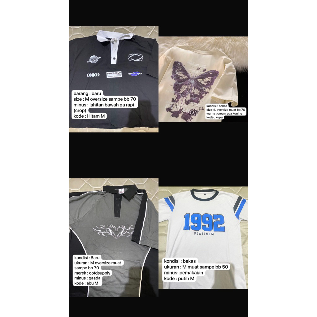 preloved bundling