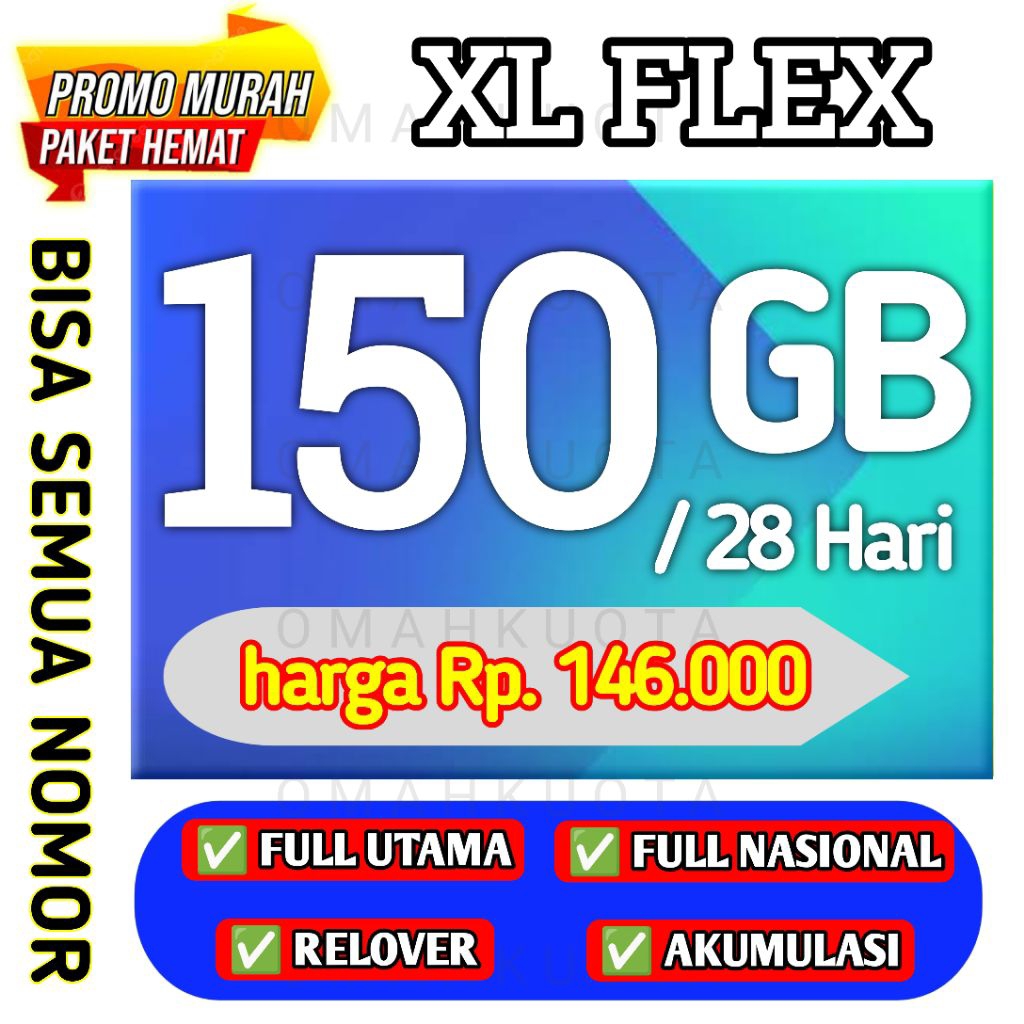 HOTPROMO KUOTA XL 270GB FULL INTERNET XL - PAKET DATA XL COMBO FLEX MURAH