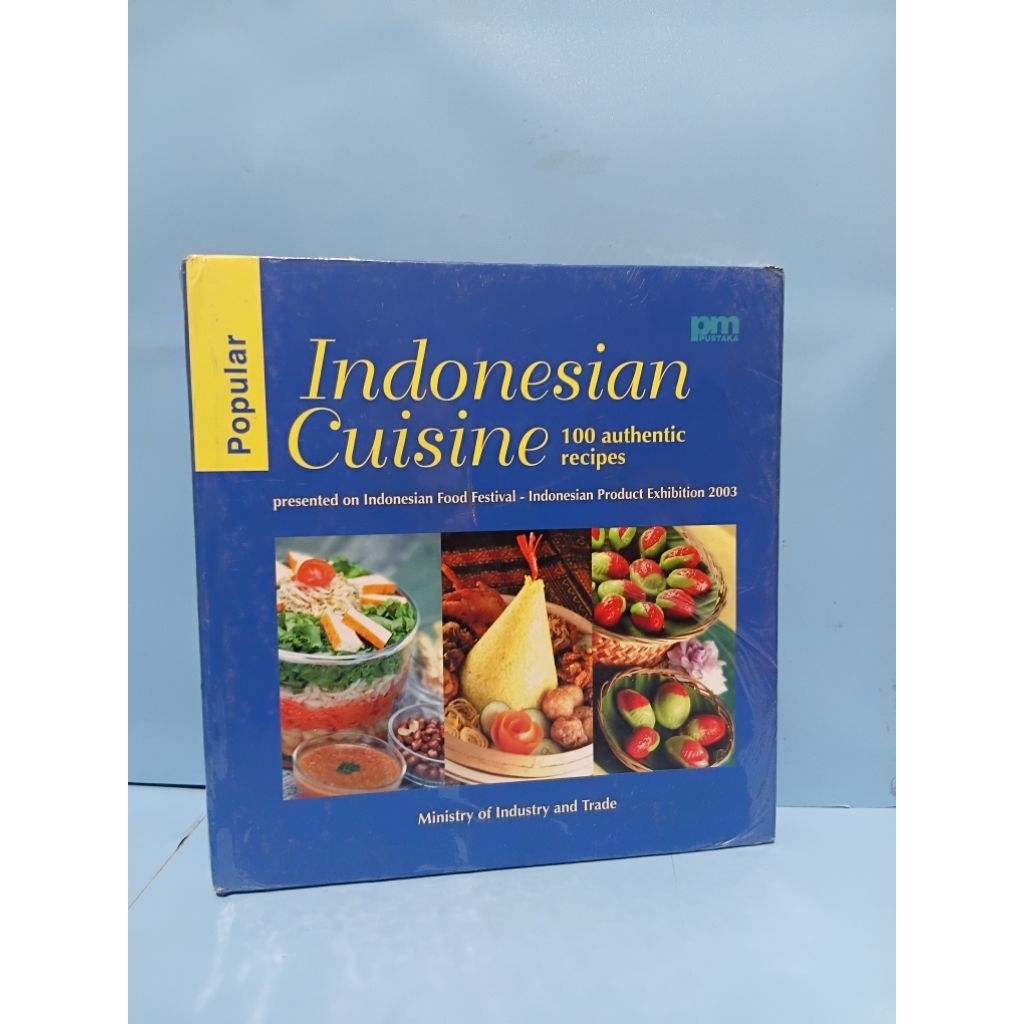 buku Resep & masak ( Baru ) POPULAR INDONESIAN CUISINE 100 authentic recipes.