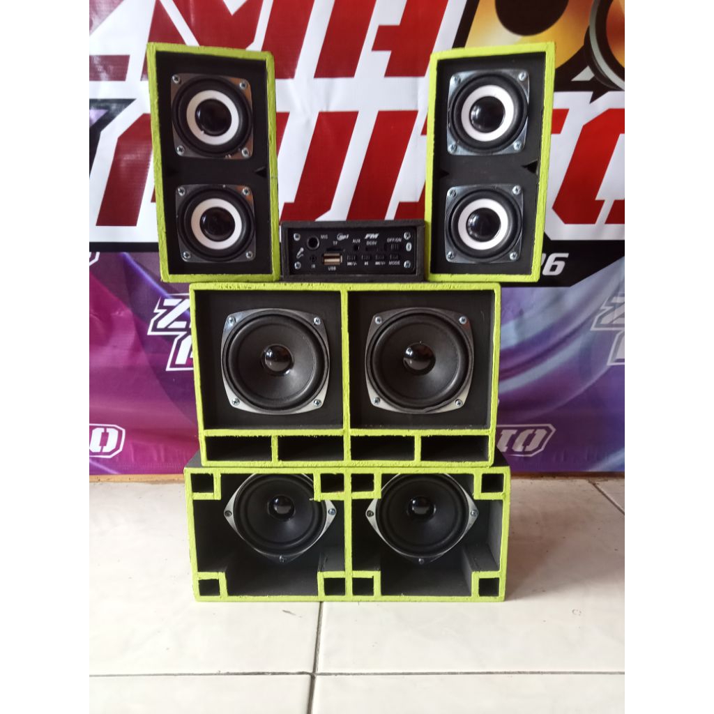 Miniatur Sound System Karaoke type Box Planar &  box Mini scoop
