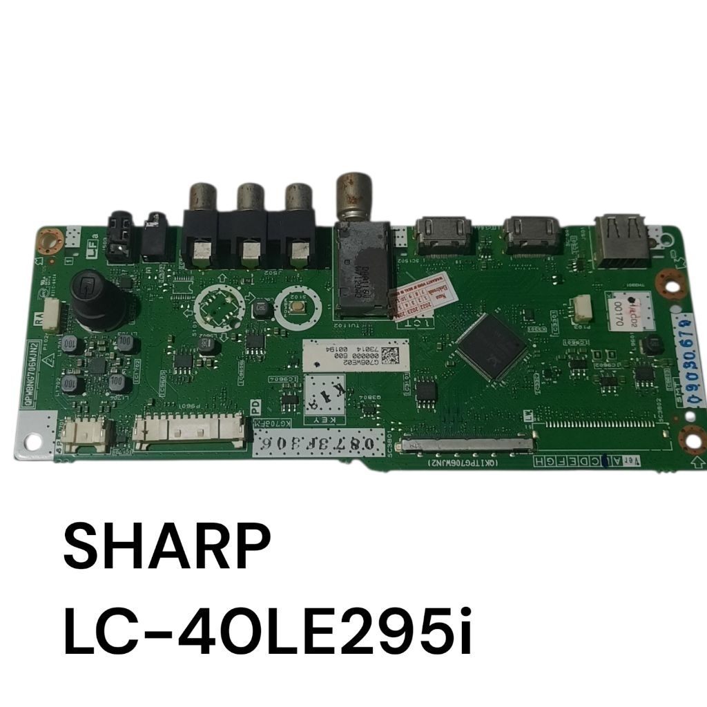 MB TV LED SHARP LC-40LE295i MAINBOARD MESIN TV LED SHARP