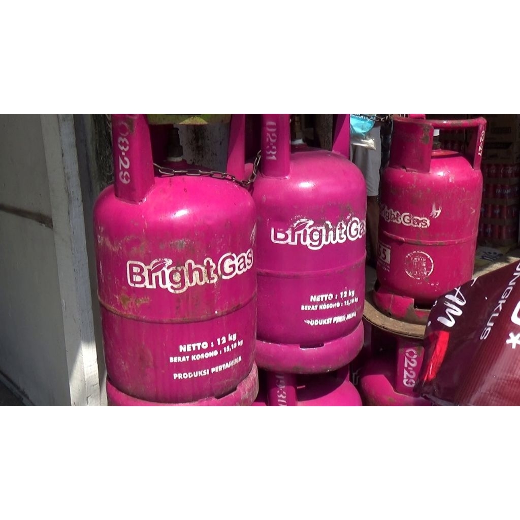 tabung kosong gas 12kg pink