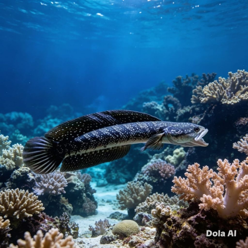 Ikan Channa Asiatica Ws Full Mutiara Gondrong - Ukuran 7-17cm