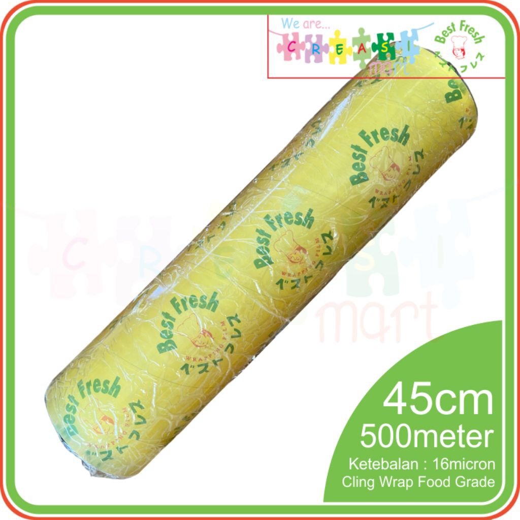 Plastik Wraping roll 45x500 meter