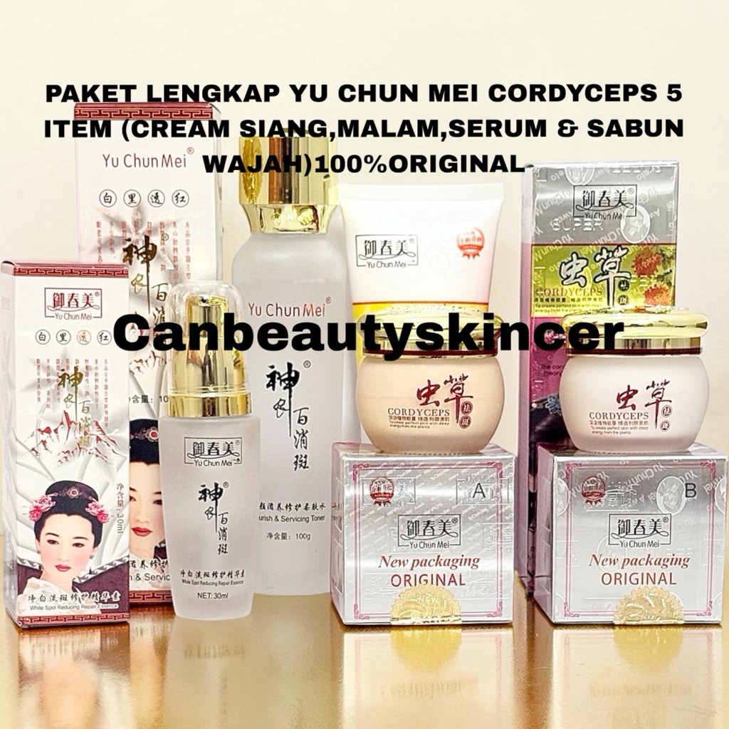 CBS-PAKET LENGKAP 5IN1 YU CHUN MEI CORDYCEPS 100%ORIGINAL