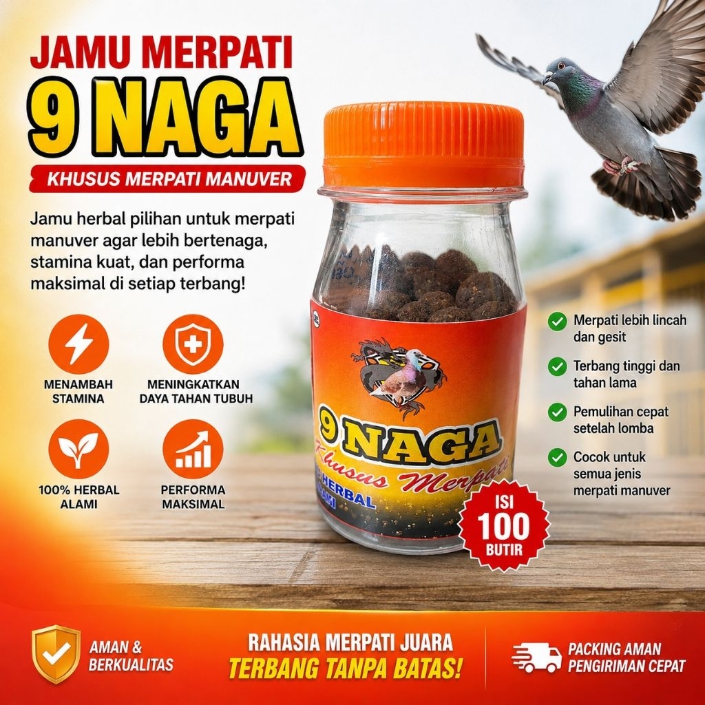 Jamu Merpati 9 NAGA Jamu Merpati Kolong Jamu Merpati Balap Pil Merpati