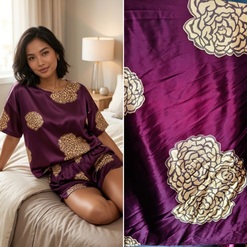 kain silk motif - kain satin silk motif - kain satin silk super - kain - kain satin motif bunga