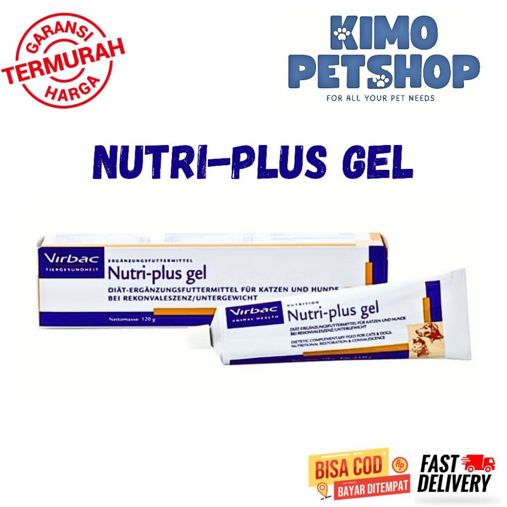 Nutri Plus Gel 120gr original Vitamin Kucing & Anjing