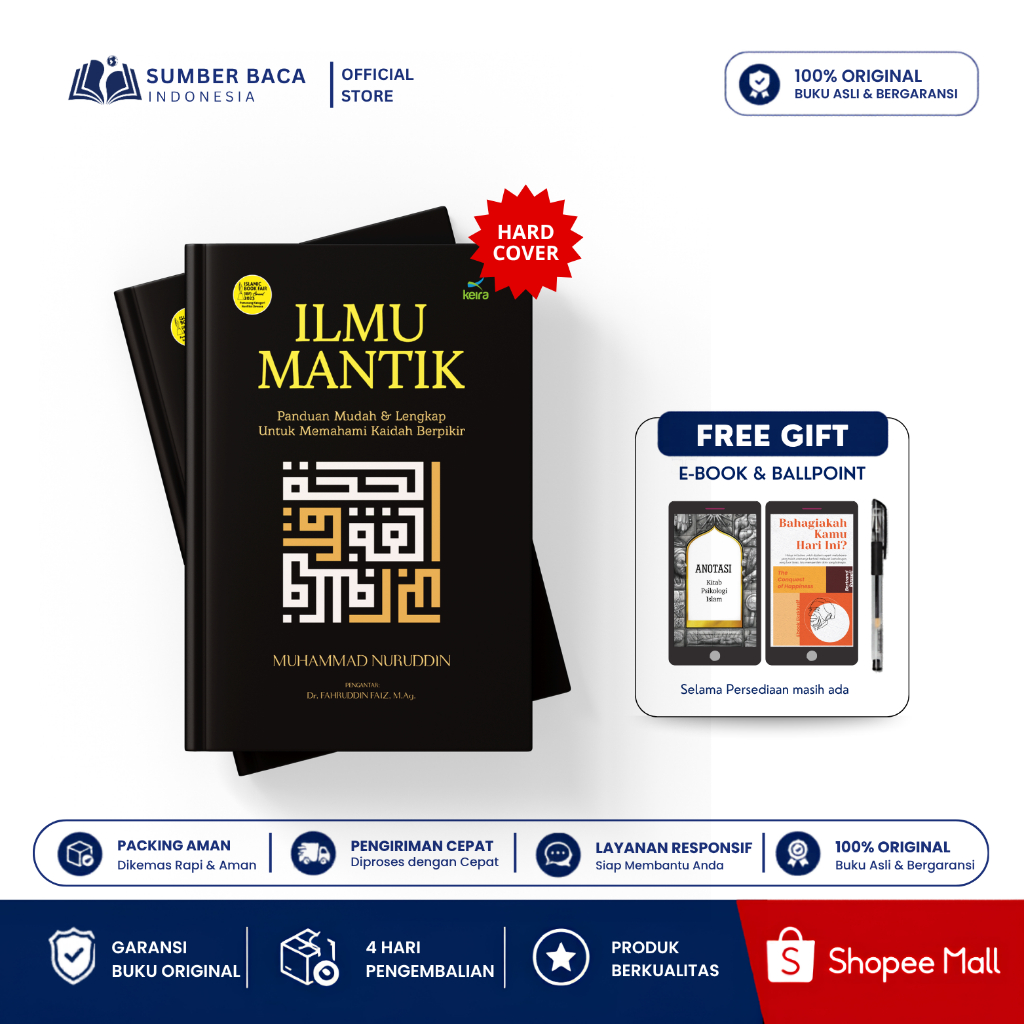 Buku Ilmu Mantik - Karya Muhammad Nurudin | Buku Logika & Mantik Islam | Sumber Baca indonesia