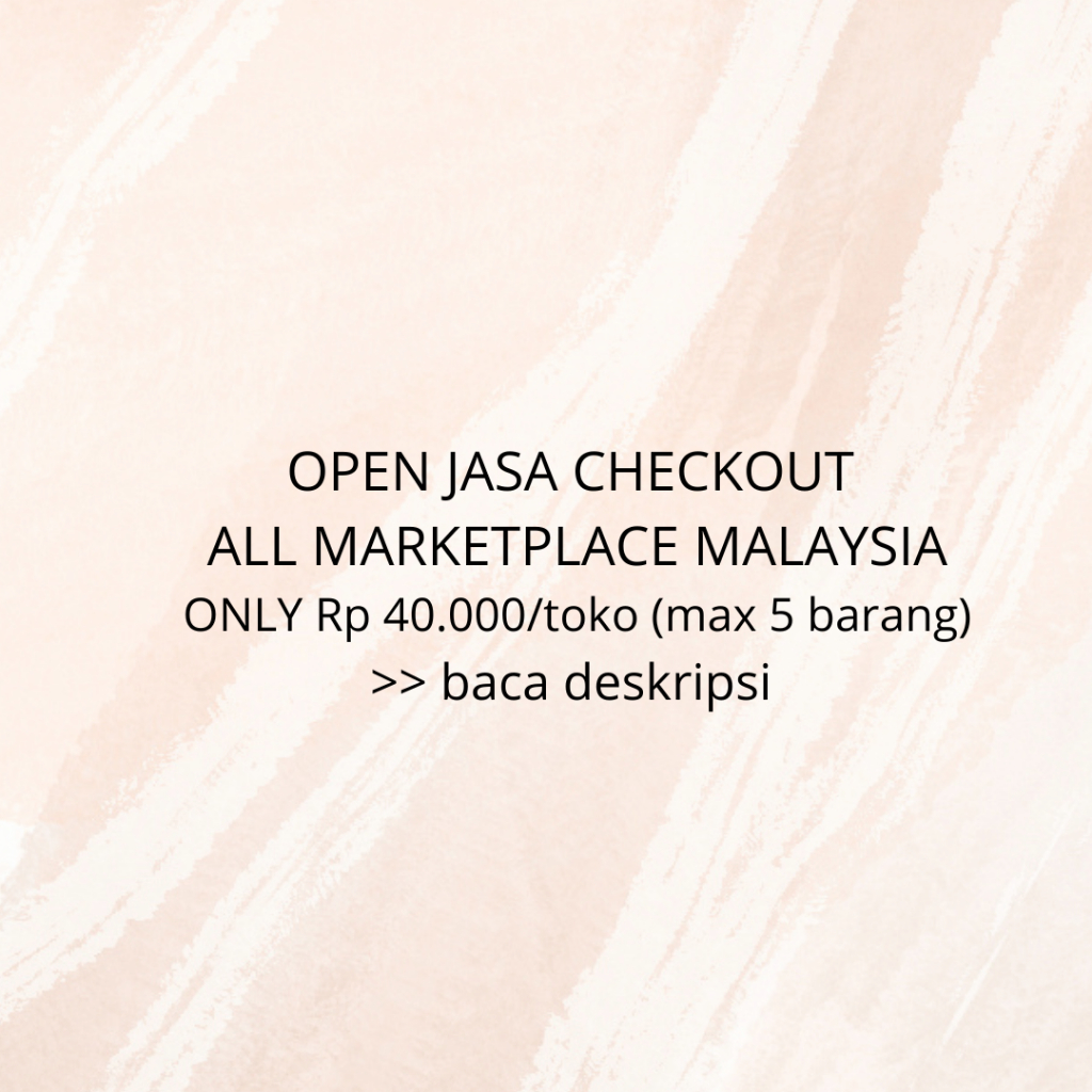 JASTIP JASA CO ALL MARKETPLACE MALAYSIA