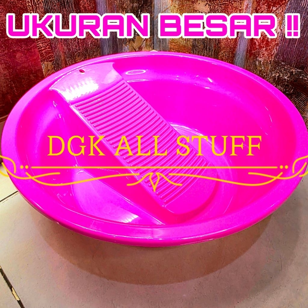 Bak Ember Baskom Basin Cuci Nyuci Baju Pakaian Dewasa Anak Bayi Plastik Dengan Papan Cuci Gilesan Gi
