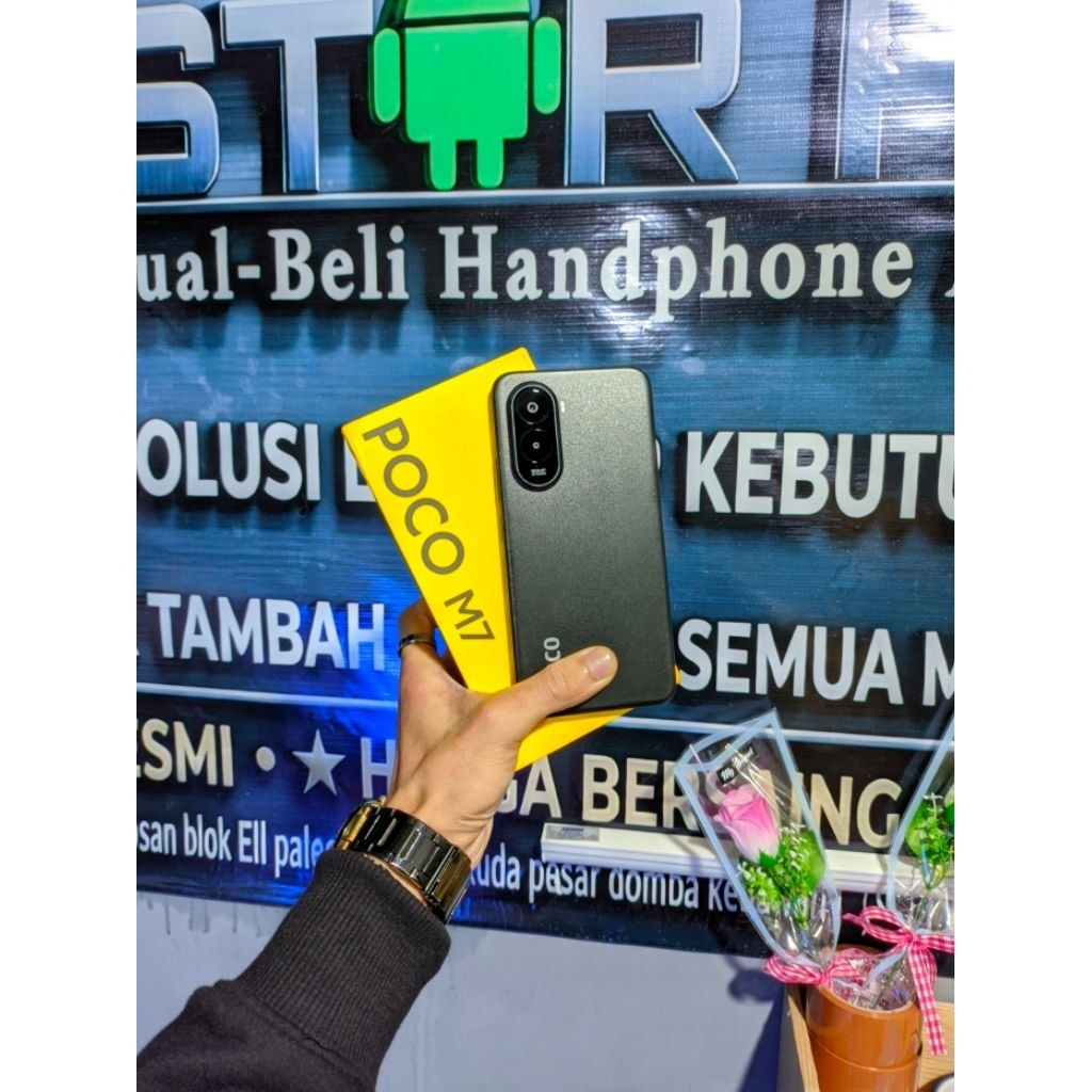POCO M7 NFC RAM 8/256GB SECOND FULLSET ORIGINAL