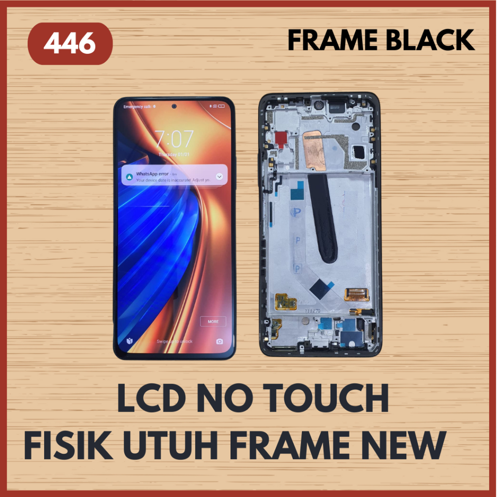 LCD FRAME AMOLED XIAOMI POCO F3 5G ORIGINAL COPOTAN