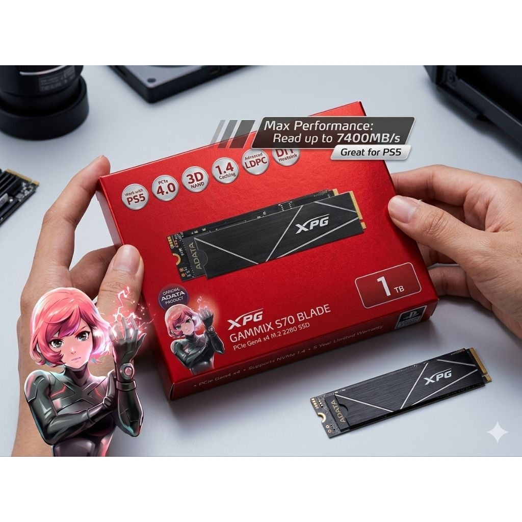 XPG S70 BLADE 1TB PCIe Gen4 - BARU & SEGEL