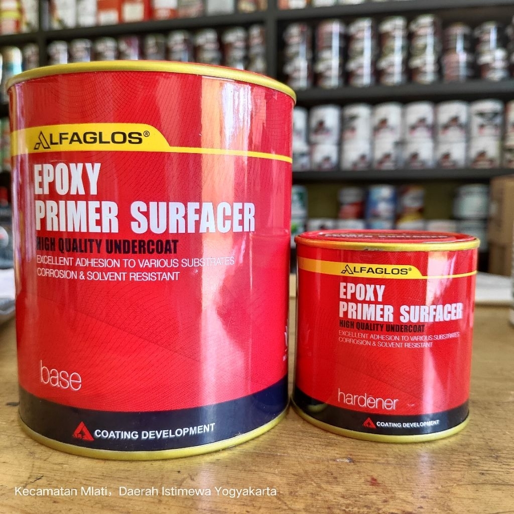 Alfaglos Epoxy Primer Surfacer / Anti Karat Plat ALF Alfa