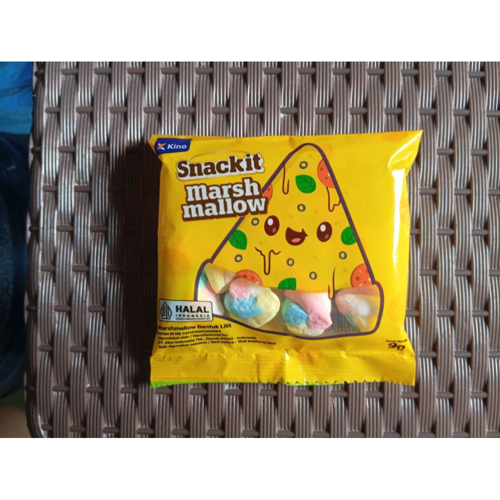 Kino Snackit Marshmallow Bentuk Lilit 9g 1 Pack Isi 10 Pcs