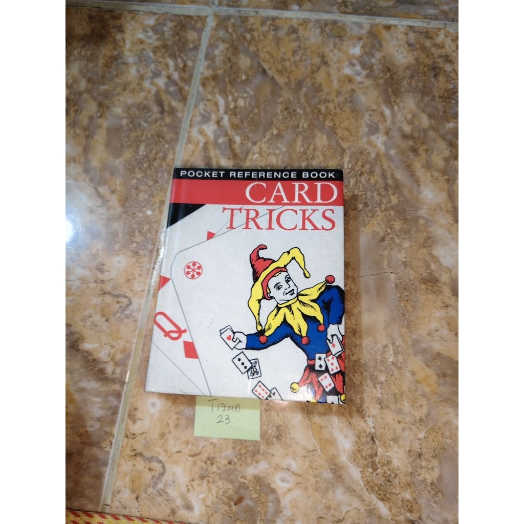 Buku Pocket Reference book Card Tricks