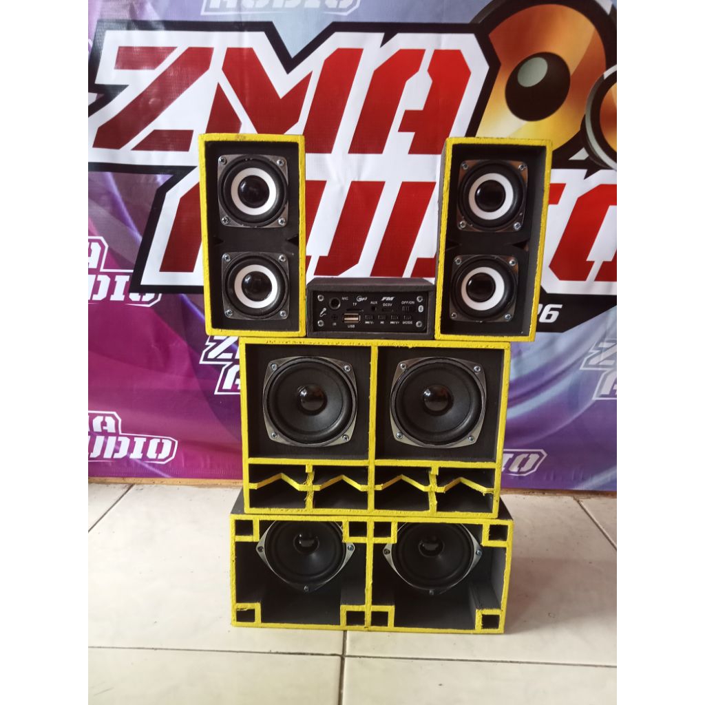 Paket Miniatur Sound System Karaoke type Box PLANAR & box CBS