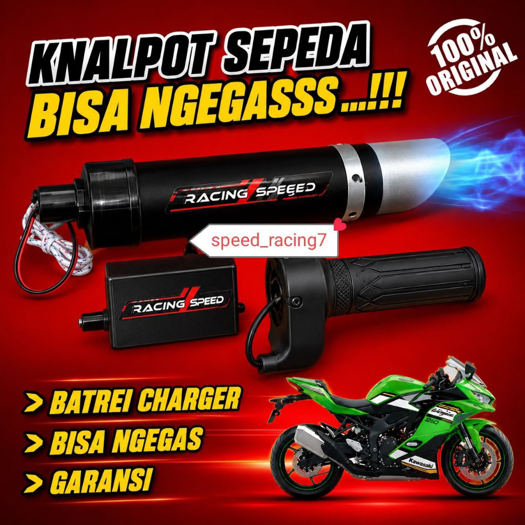 knalpot sepeda balap suara zx25 knalpot sepeda ontel bmx bunyi motor listrik