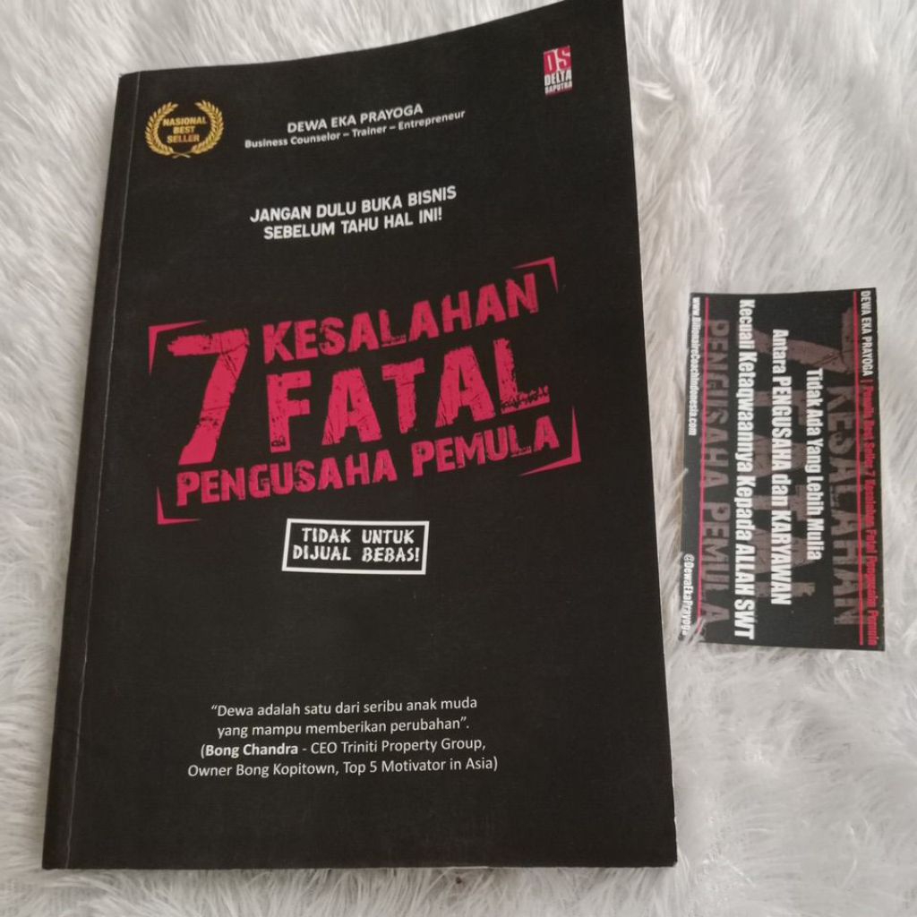 Buku 7 kesalahan fatal pengusaha pemula