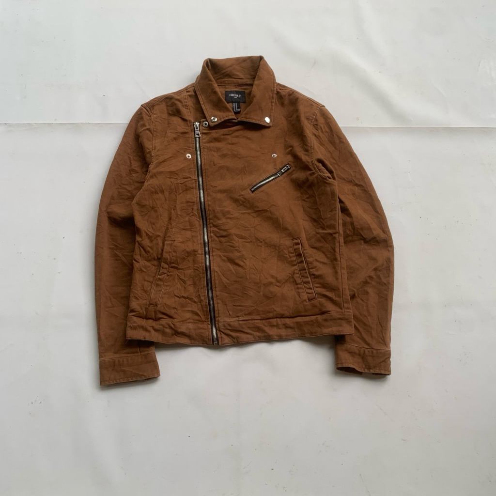 Forever 21 ramones jacket suede