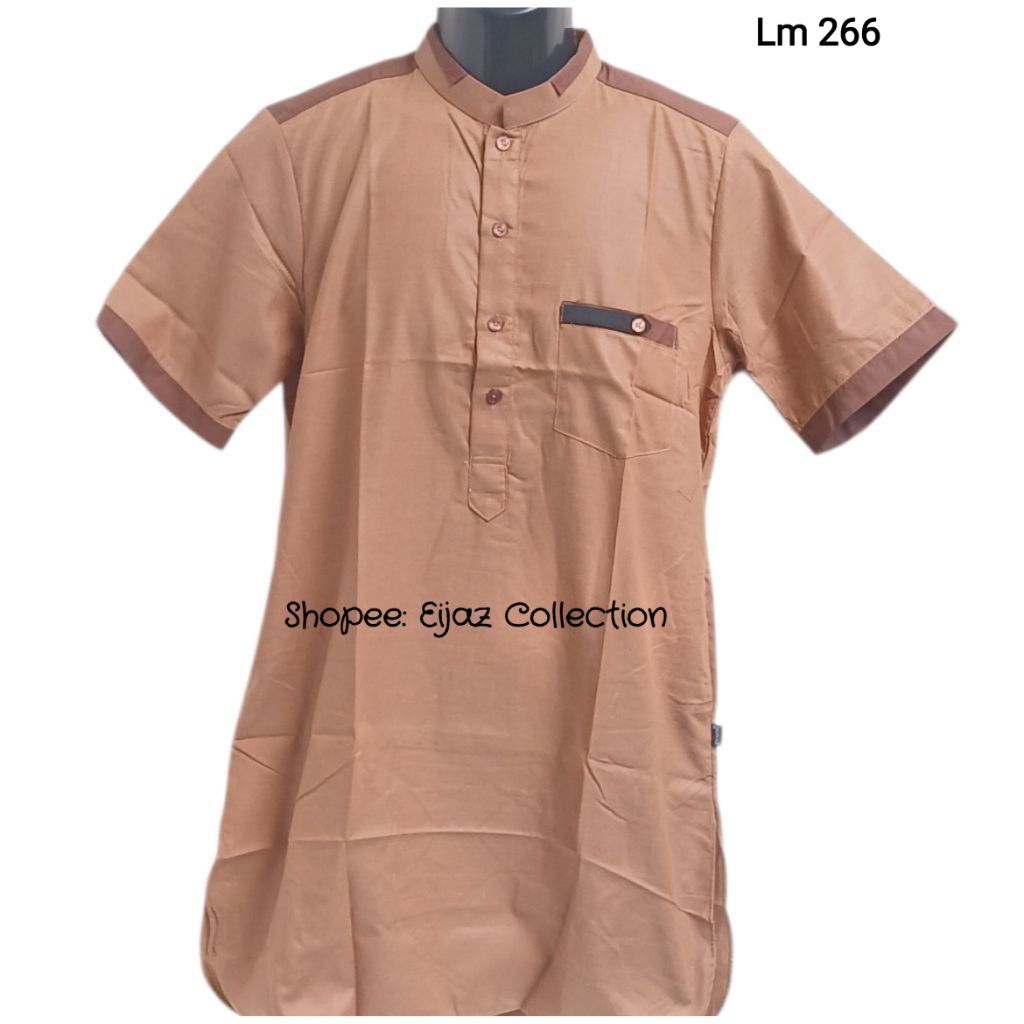 Baju Koko Pakistan / Kurta tangan pendek Al Luthfi