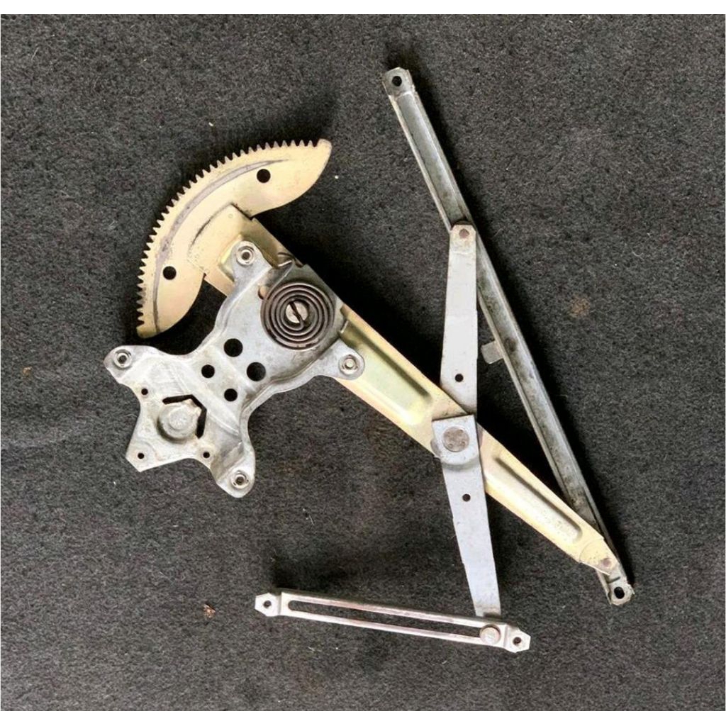 REGULATOR KACA POWER WINDOW PINTU DEPAN KIRI (FL) TOYOTA COROLLA TWINCAM AE92 ORIGINAL COPOTAN