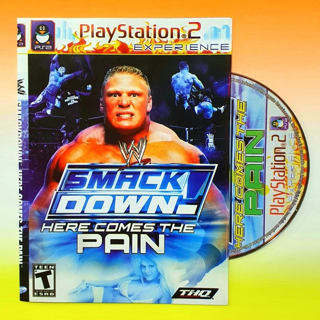 KASET PS2 SMACK DOWN-DVD PS2 SMACKDOWN PIN-KASET PS2 SMACKDOWN-GAME SMACKDOWN PS2-SMACKDOWN PS2-KASE