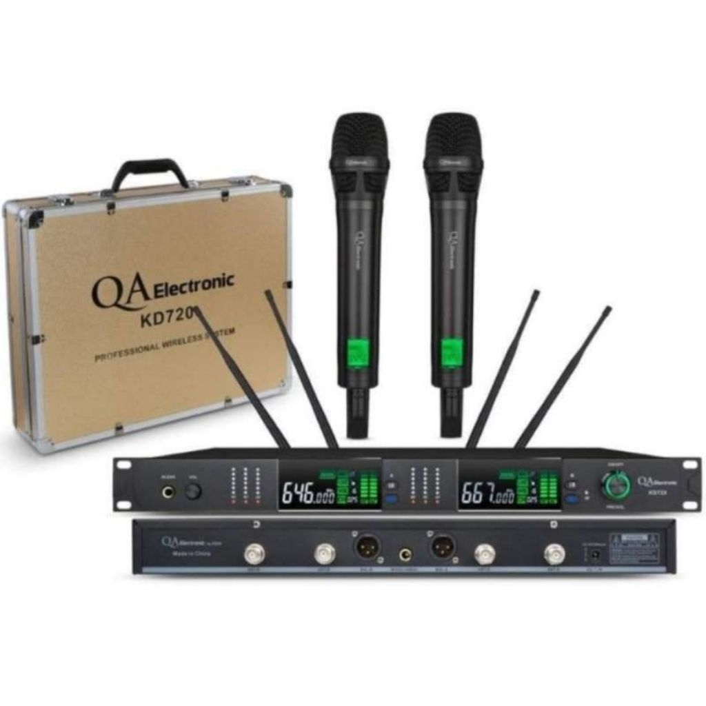 Professional Wireless Microphone QA Electronic KD720
