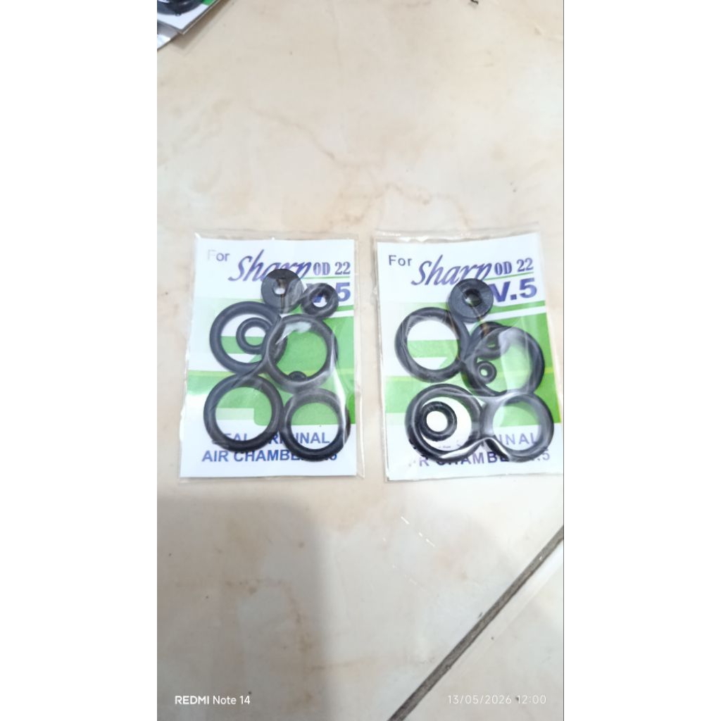 Seal Set V5 OD22 - Double Seal, Kompatibel Sharp, Isi 8 Pcs