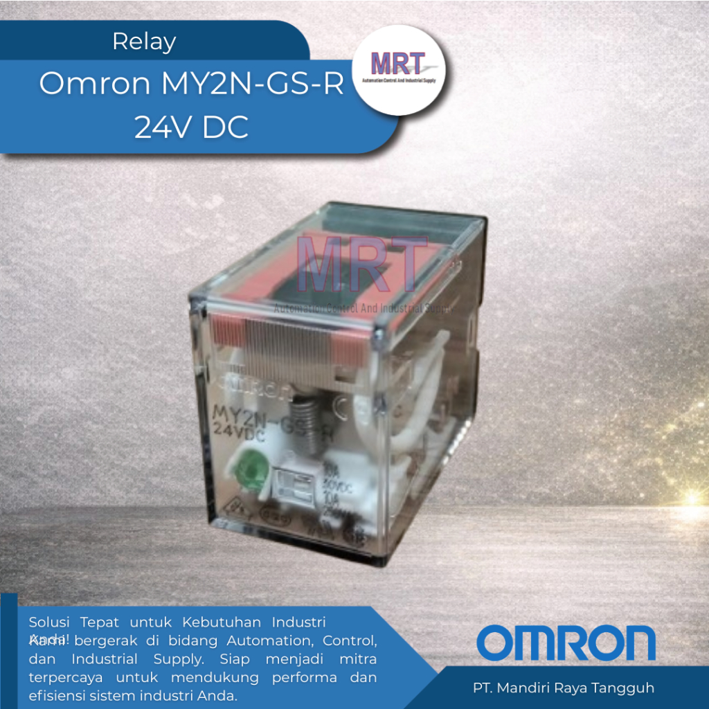 Omron MY2N-GS-R Relay 24VDC DPDT | Relay Omron MY2N GS R 8 Pin Original