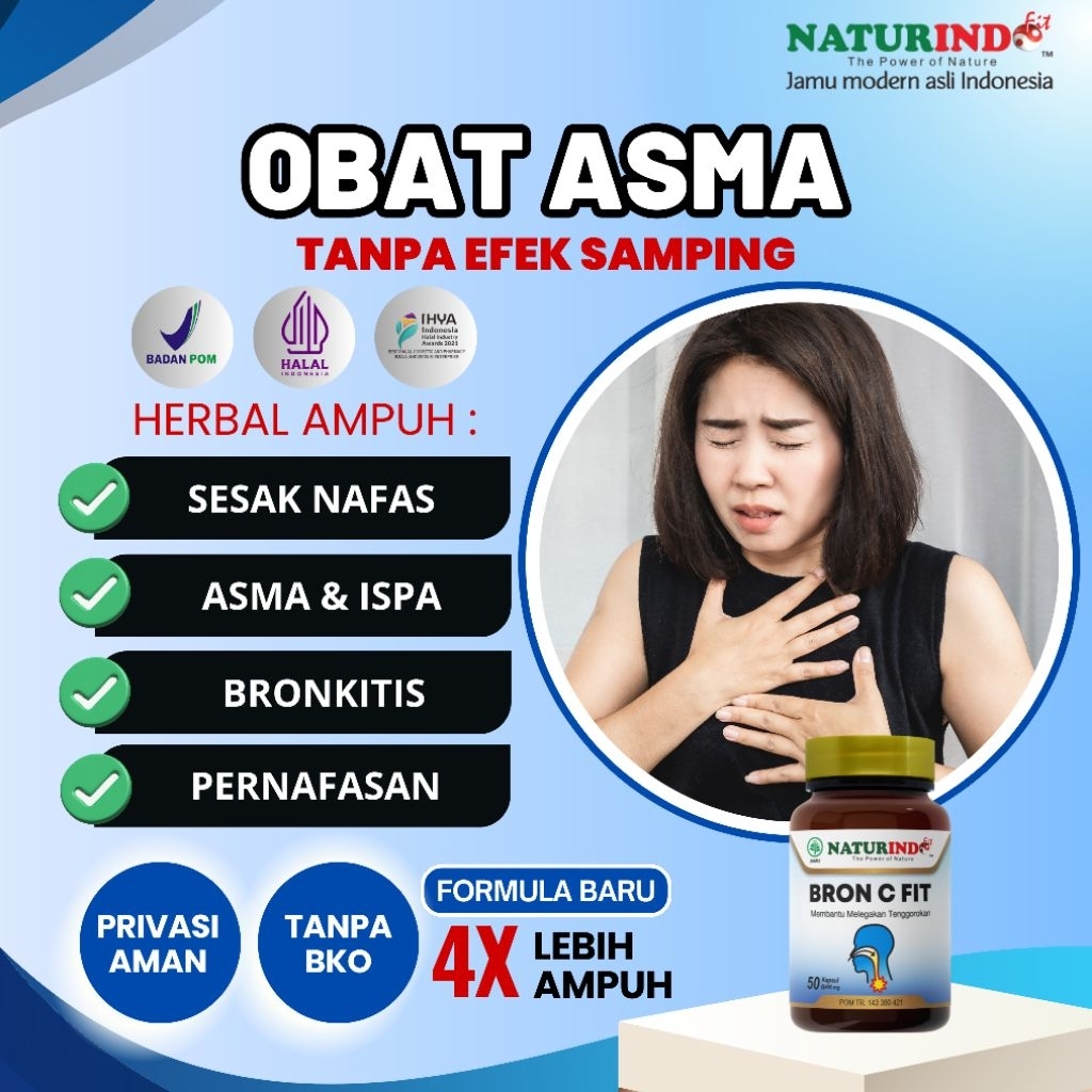 Obat Asma Sesak Nafas Nyeri Dada Bronkitis Pilek Batuk Berdahak Gangguan Pernafasan