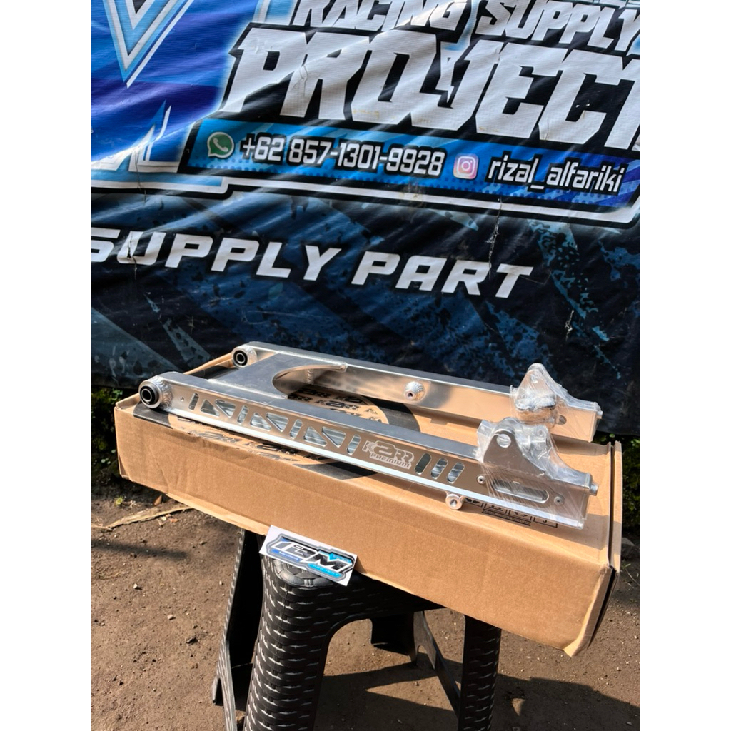 SWING ARM AREM K2RR V2 JUPITER Z FULL CNC,ARM JUPITER Z ALUMUNIUM K2RR CNC SILVER