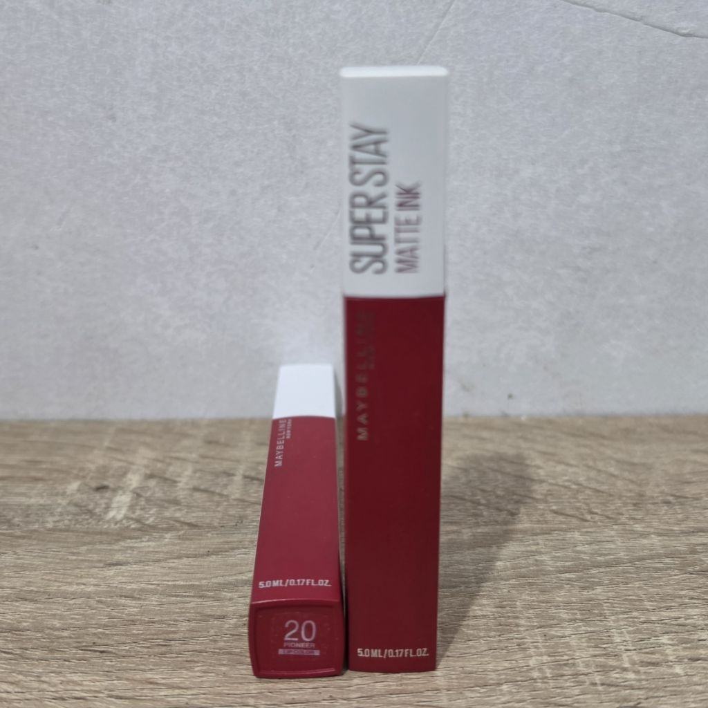 [Original, 20] Maybelline Superstay Matte Ink Liquid Matte Lipstick 20 Pioneer