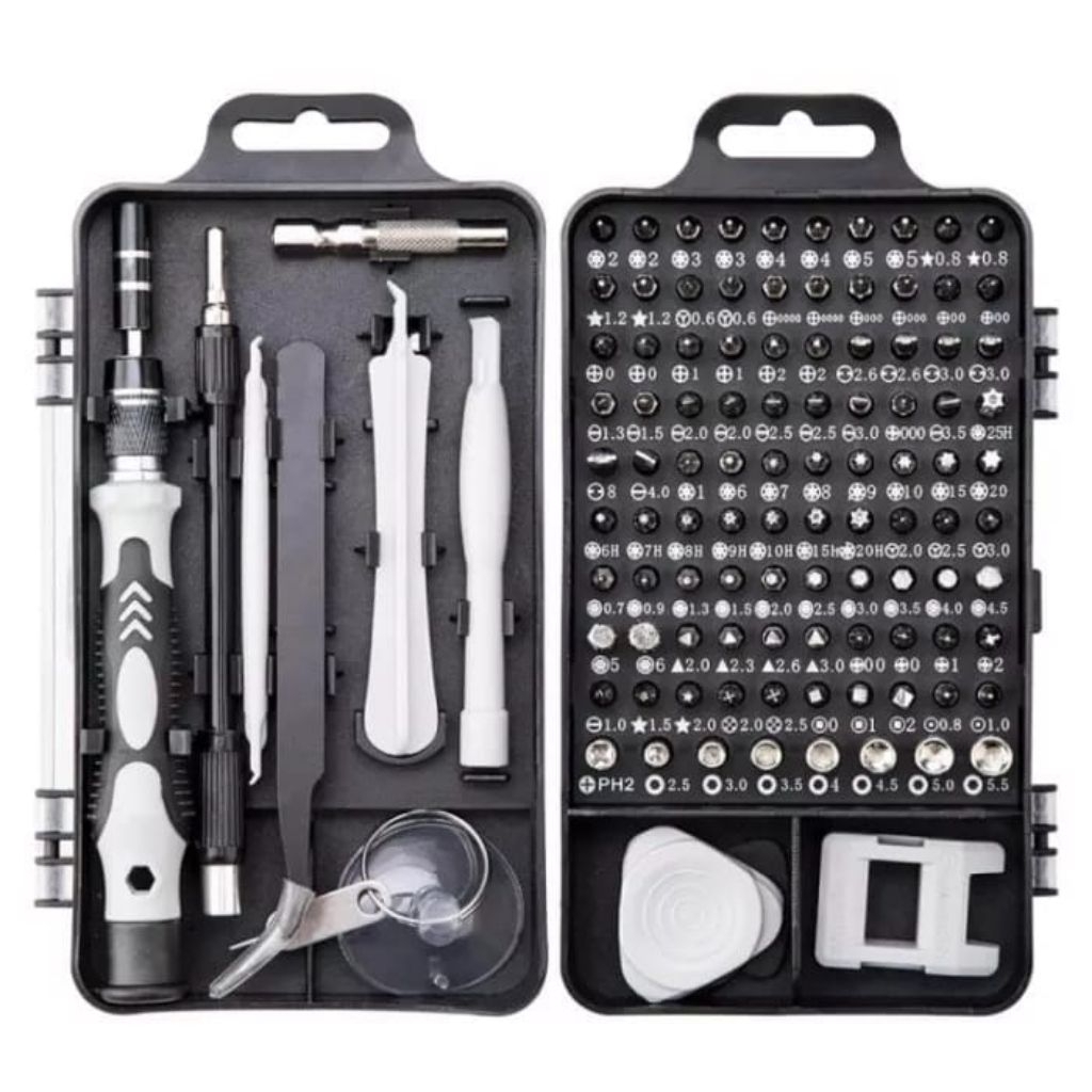 Obeng 115 in 1 HP fullset set obeng service komputer laptop service HP