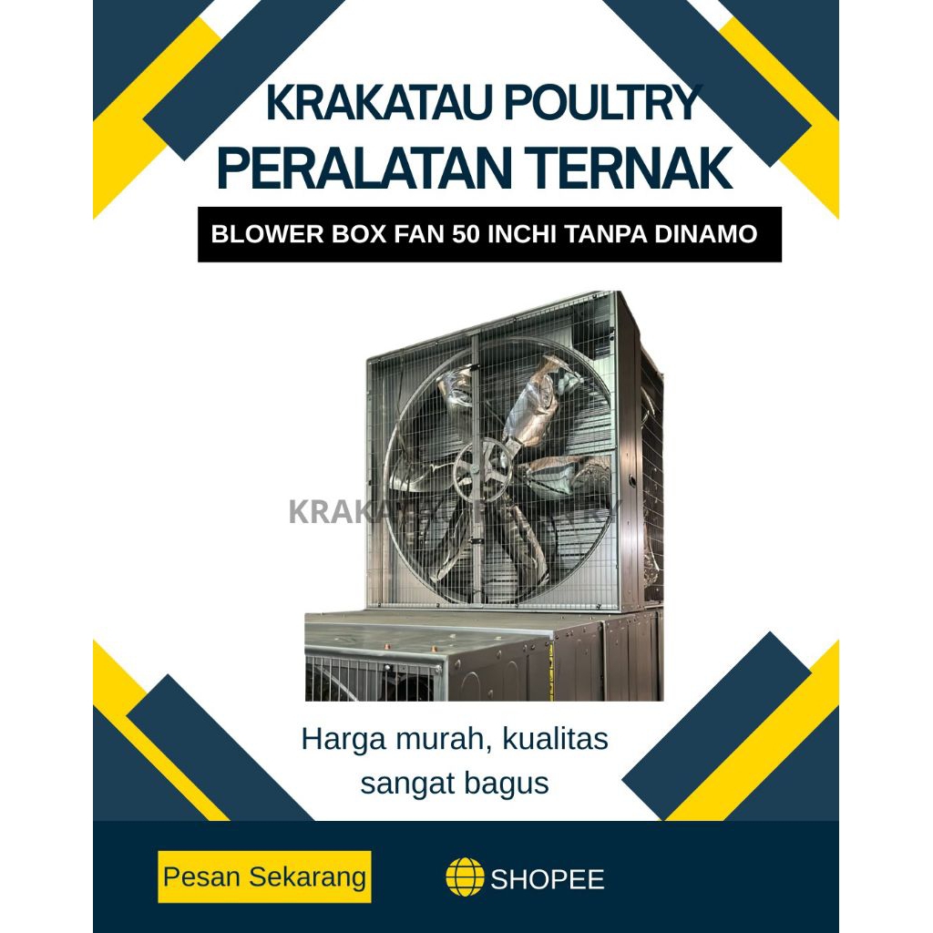 BLOWER BOX FAN 50 INCHI TANPA DINAMO