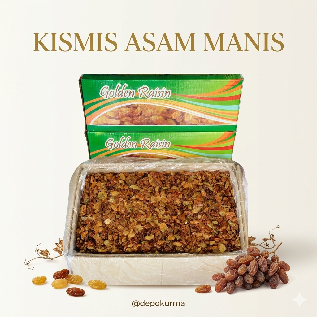 Kismis Asam Manis 10kg Golden Raisins