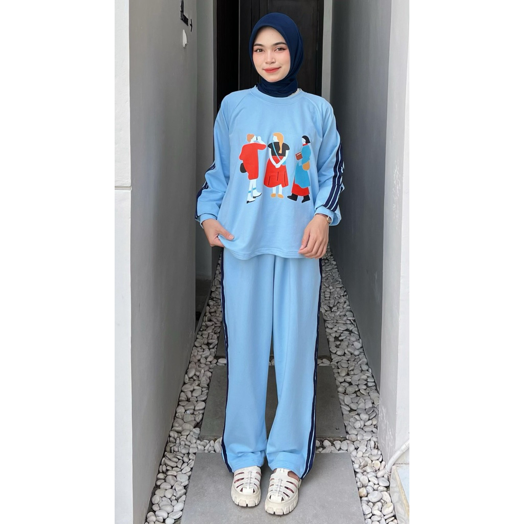 Aruma Set Celana Athayaa Daily Setelan Wanita Original / Setelan wanita / setelan athayaa