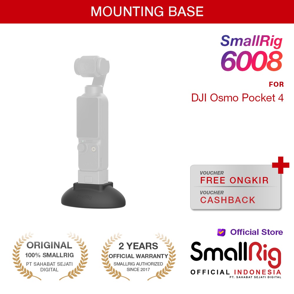 SmallRig Mounting Base for DJI Osmo Pocket 4 6008