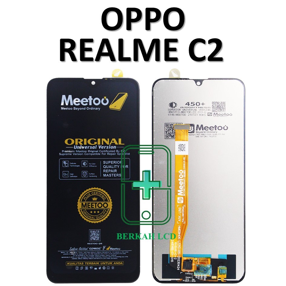 LCD TOUCHSCREEN OPPO REALME C2 FULLSET ORIGINAL