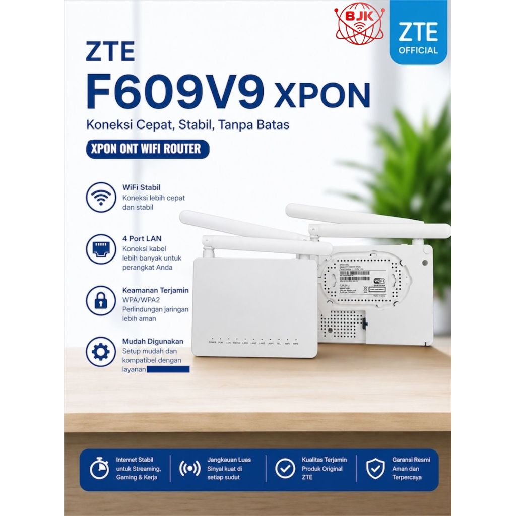ROUTER ZTE F609V9 XPON NEW