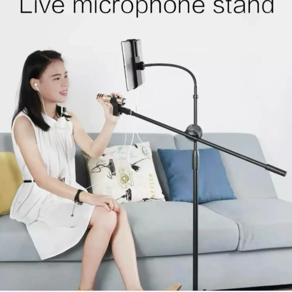 Tripod hp mic/tripod tablet mic/tripod microphone/microphone stand/mic/tiang mic/tiang gadget/tiang 