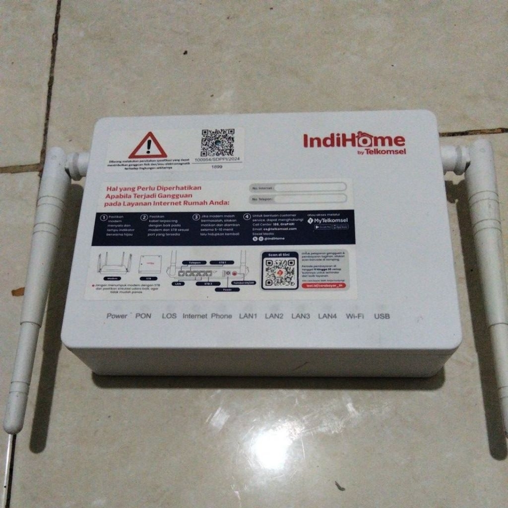 ZTE ZXHN F672Y + ADAPTOR dual band