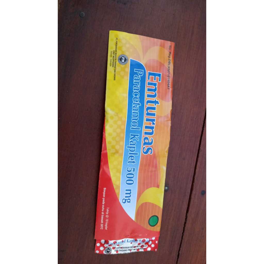 TABLET EMTURNAS PARACETAMOL 500MG