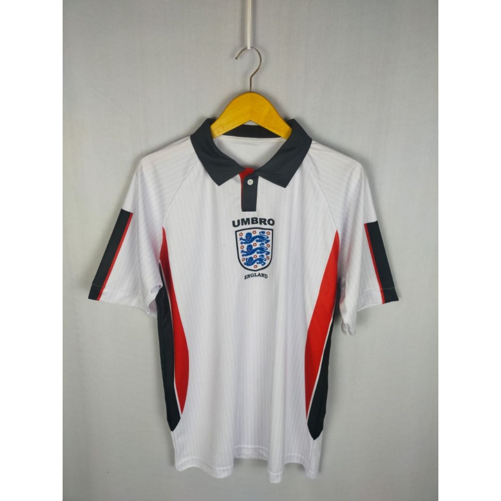 Jersey England full printing 1998/99 vintage/Jersey England/Umboro/kaos elegan/olahraga