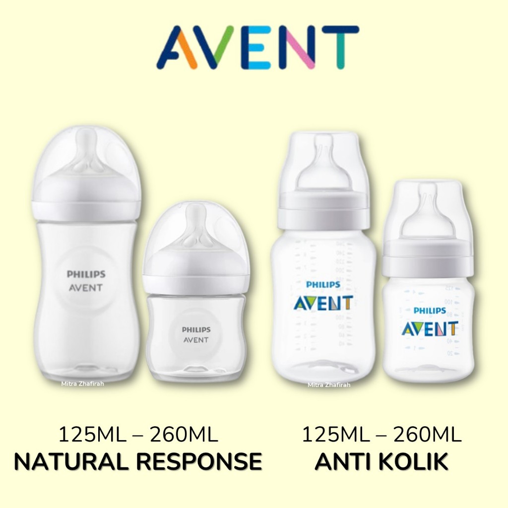 PHILIPS AVENT NATURAL RESPONSE 125ml 260ml / Philips Avent AntiCOLIC 125ml 260ml